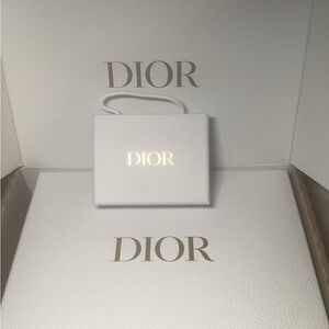 Dior White and Gold Luxury Box with products